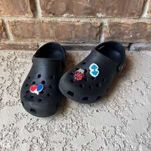 Black little kid crocs